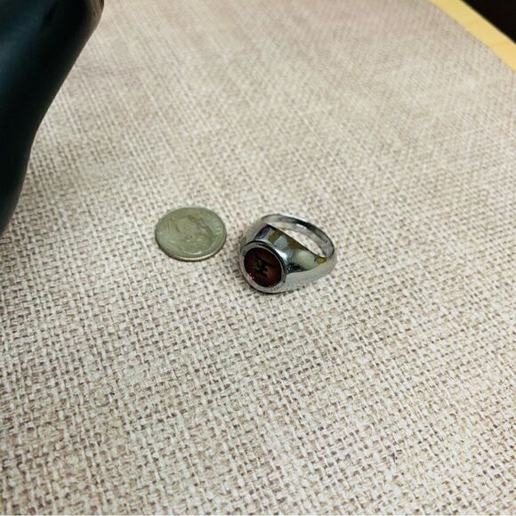 Silver Asian Character Ring - Picture 3 of 3